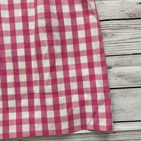 LILLY PULITZER Pink Gingham Strapless Dress - Picture 15 of 16